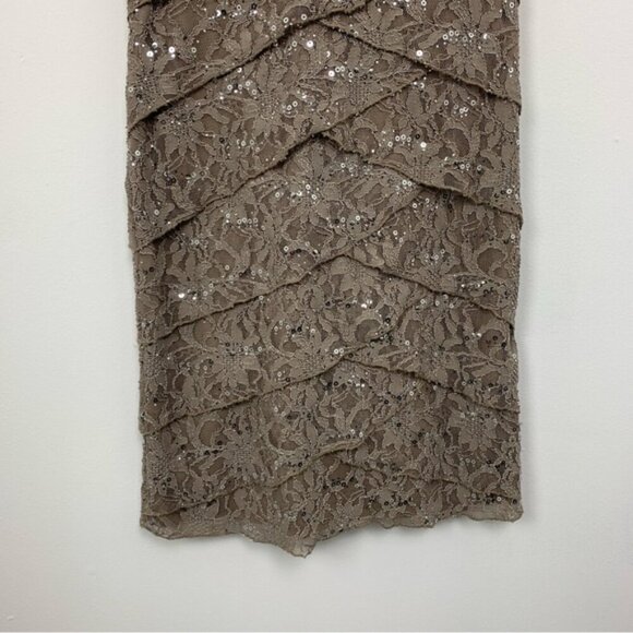 Jessica Sequin Lace Tiered Cocktail Dress - Picture 5 of 7